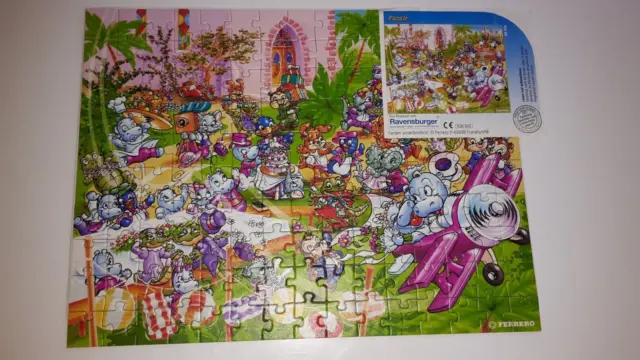 Maxi Ei / Puzzle : Happy Hippo Hochzeit (D) 1999 + Bpz - Top !