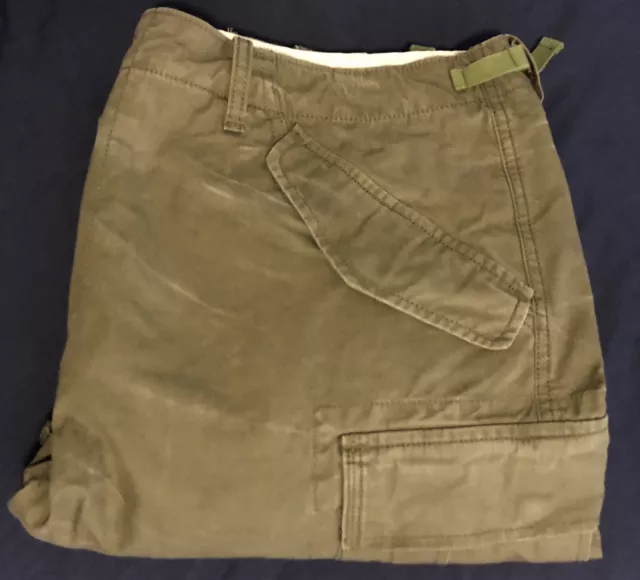 Polo Ralph Lauren Army Green Slim Fit Cargo Utility Chino Pants 38x32