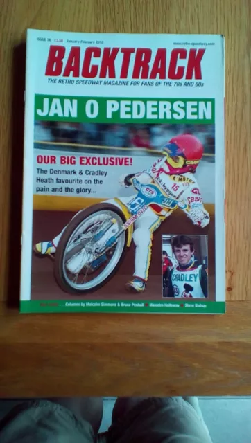 Backtrack Retro Speedway Magazine. Issue 36. Jan O Pedersen, Cradley Heath. VGC.