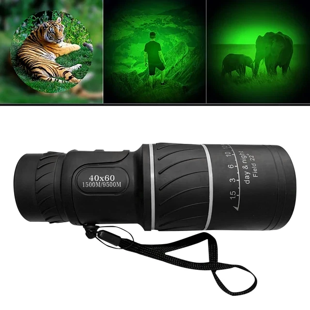 Day Night  Monocular Binoculars 40 X 60 Telescope For Outdoor Hunting