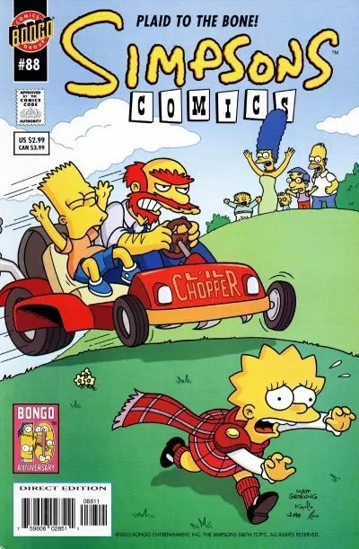 Bongo comics Simpsons #88 88 Bart Homer American Edition NM FREE UK POST