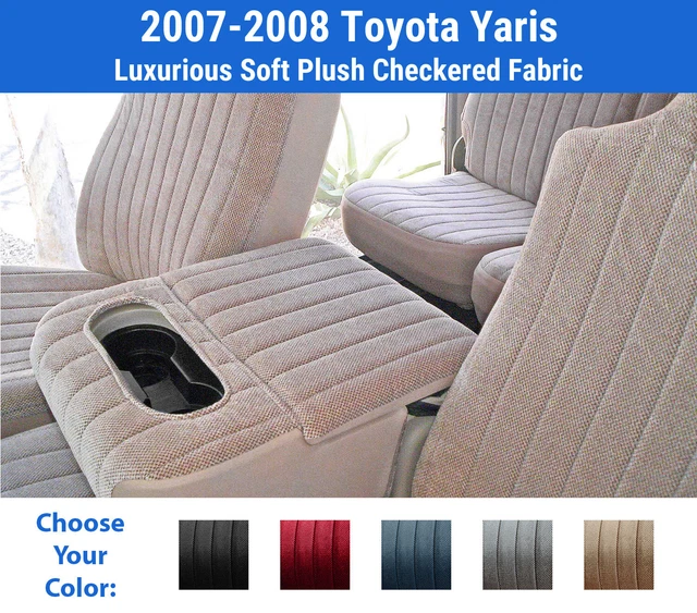 Plush Regal Seat Covers for 2007-2008 Toyota Yaris