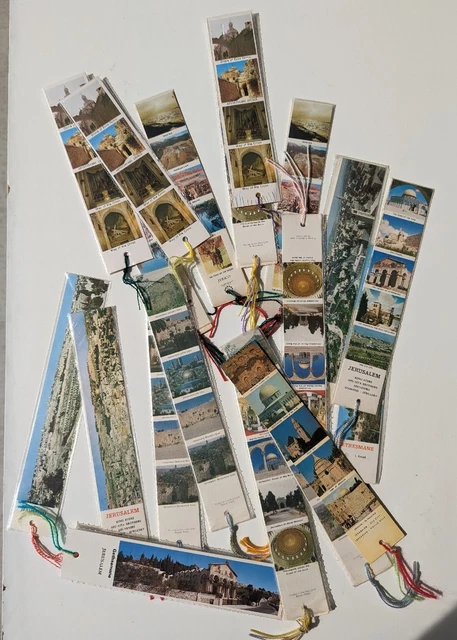 Vintage Flowers of the Holy Land Bookmark Israel Jerusalem Jericho Bethlehem LOT Vintage Flowers of the Holy Land Bookmark Israel Jerusalem Jericho Bethlehem LOT