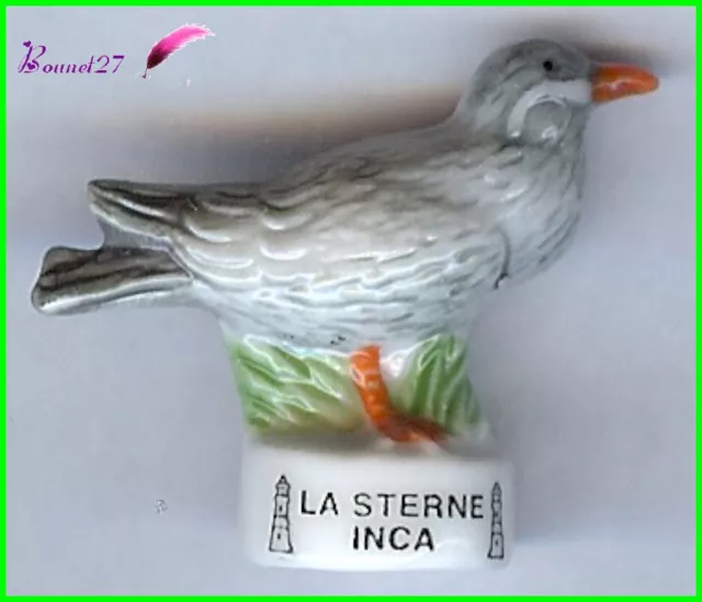 Feve de collection Oiseau de Mer Edition Atlas " La Sterne Inca " #C14