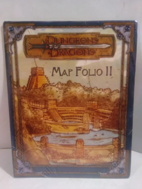DUNGEONS & DRAGONS - MAP FOLIO II - Todd Gamble [ENG Manuale D&D 3.0 3.5] SEALED