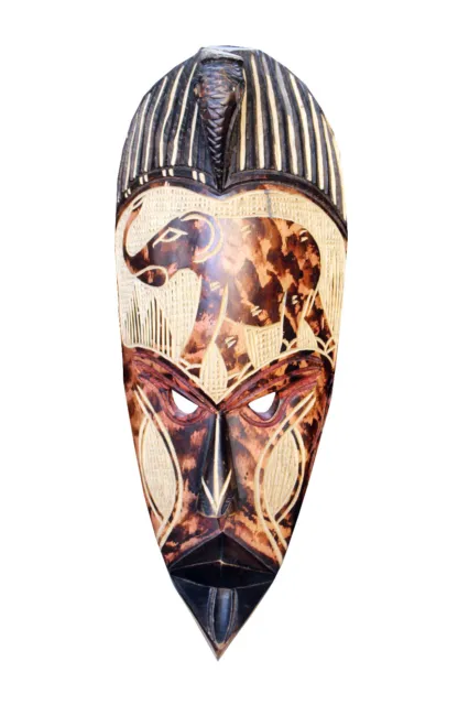 Vintage Hand Carved African Tribal Mask Tribal Art African Art Ghanaian Mask