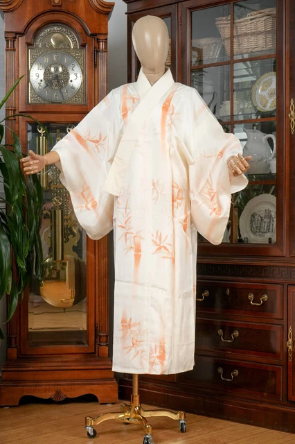 Dear Vanilla Japanese Juban Undergown Women's Kimono Genuine Vintage Mint