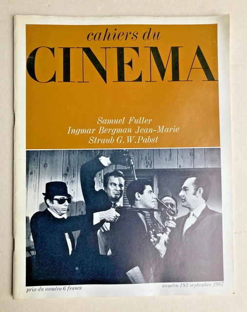 CAHIERS DU CINEMA n° 203 aout 1968 BERGMAN EISENSTEIN HYÈRES EUR 19,00 - PicClick FR
