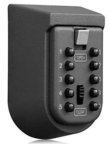 Key Lock Box For Outside Wall Mount Waterproof Spare Key Storage Box Aluminum Me