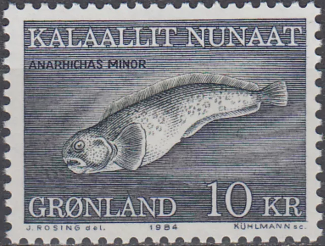 Greenland Fish Spotted Wolffish 1984 MNH-7,50 Euro