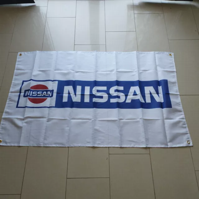 NISSAN Flag/Banner/Merchandise/Werbung/Wandbild/Racing/Tuning/JDM