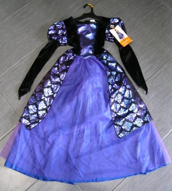 Girls Twilight  Princess Halloween Gothic Costume Dress  Gown Size MEDIUM M NEW