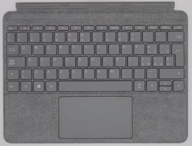 Clavier Microsoft Surface Go Signature Type Cover - QWERTY italien - Gris clair