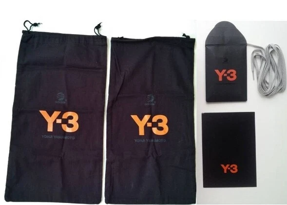 Y3 Adidas Yohji Yamamoto Set Incl. Dust Bags + Spare Laces + Card