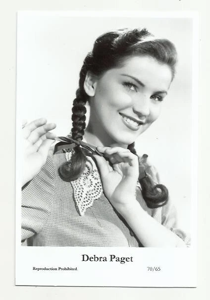 (Bx21) Debra Paget Photo Card (70/65) Filmstar  Pin Up Movie Glamor Girl