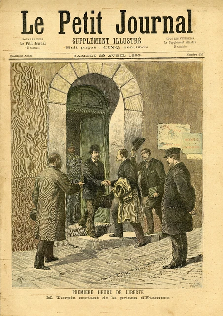 Le Petit Journal N°113 De 1893 - Me Renée RICHARD / Eugène Turpin - France