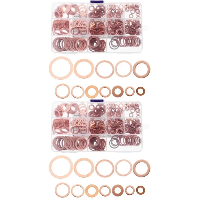 2x 280pz Lavatrici Rame Assortimento Lavatrici Cerniche Schiacciatura