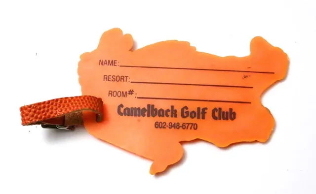 CAMELBACK GOLF CLUB and Resort Scottsdale, AZ Golf Bag Tag Nice $9.99 ...
