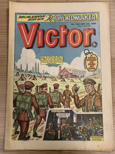 Victor comic No# 1020 September 6th 1980 Good Condition