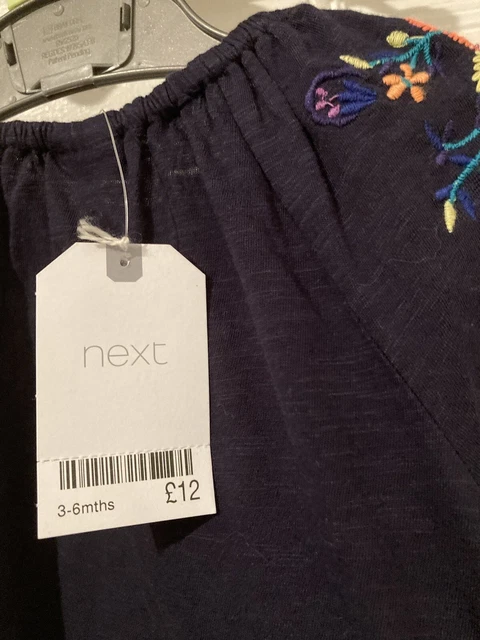 6 Item BNWT £60 Baby Girl Large NEXT Bundle 3-6 Months Cardigan Jeans Skirt Top 12
