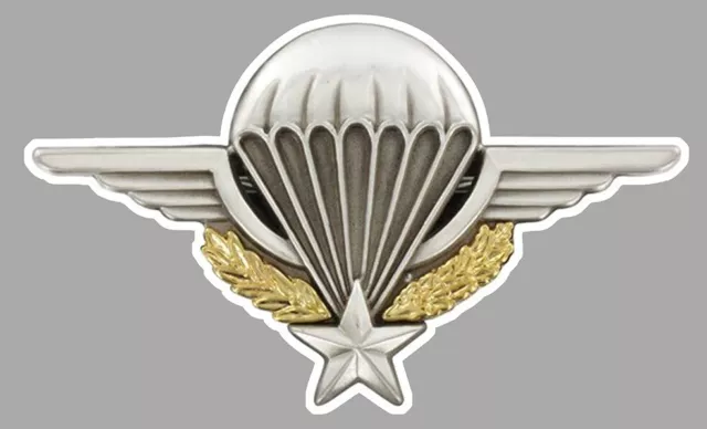 Sticker Insigne Militaire Commando Armee Brevet Parachutiste Autocollant Pe020