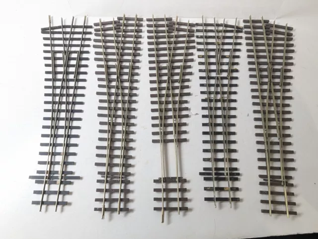 5x On30 Micro Engineering and Marcway points-FOR REPAIR/SPARES.