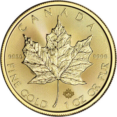 2022 Canada Gold Maple Leaf 1 oz $50 - BU