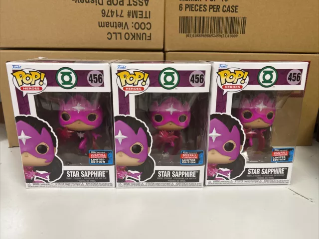 Pop! Heroes Green Lantern Star Sapphire #456 2022 Fall Convention Exclusive Pop! Heroes Green Lantern Star Sapphire #456 2022 Fall Convention Exclusive