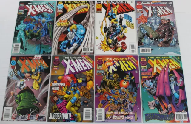 UNCANNY X-MEN Vintage Lot of 8 Comic Books (Vol 1 / Marvel) VF to NM - Lot 3