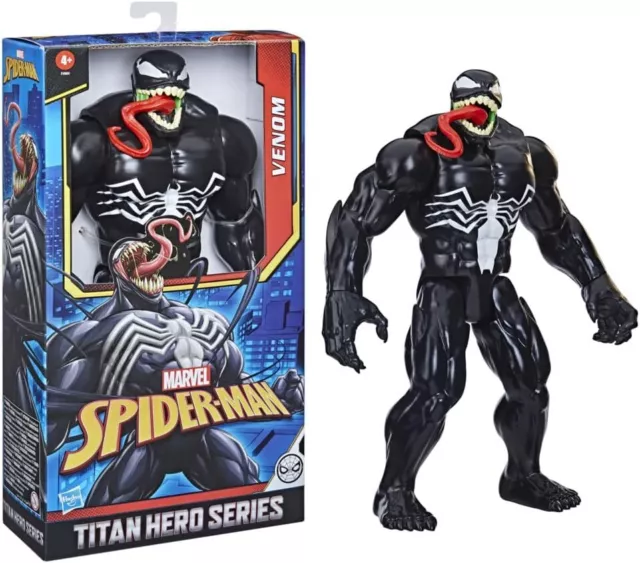 Hasbro Marvel Spider-Man Titan Hero Deluxe Venom Action Figur 30 cm, Kinder ab 4 2