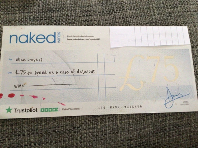 Naked Wines £75 Voucher when yiu spend £134.99. Valid Until 22/9/2024