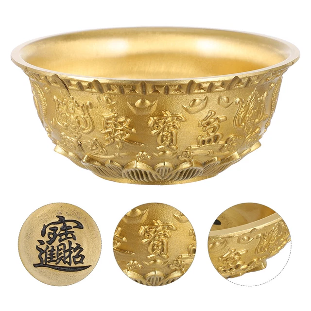 Cornucopia Ornament Brass Office Feng Shui Table Decoration