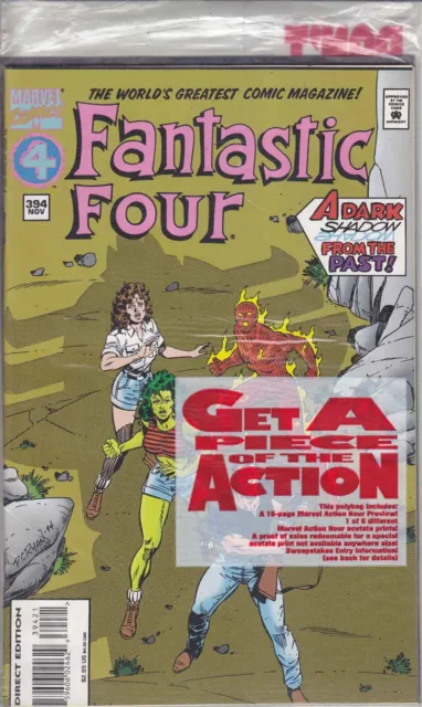 Fantastic Four (Vol. 1) #394 (in bag) VF/NM; Marvel | Tom DeFalco - we combine s