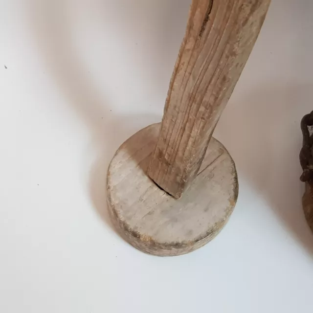 Wooden Butter Churn with Sticks #36746 3