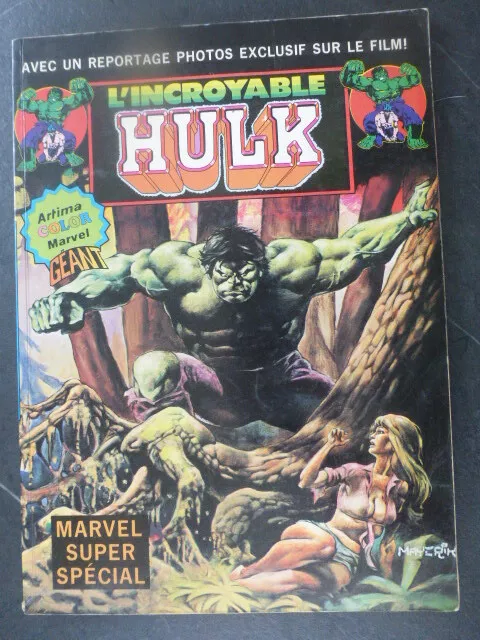 Bd Marvel Super Special    " L'incroyable Hulk "    Tres  Bon Etat