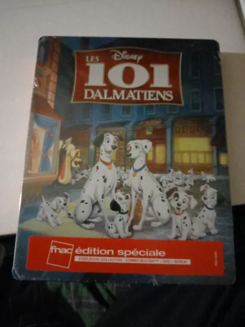Les 101 Dalmatiens (Blu-Ray et DVD, 2017, Édition SteelBook) Fnac