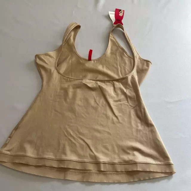 SPANX CAMI M Tank Top Open Bust Slimming Shapewear Slimplicity 309 Beige  $21.00 - PicClick