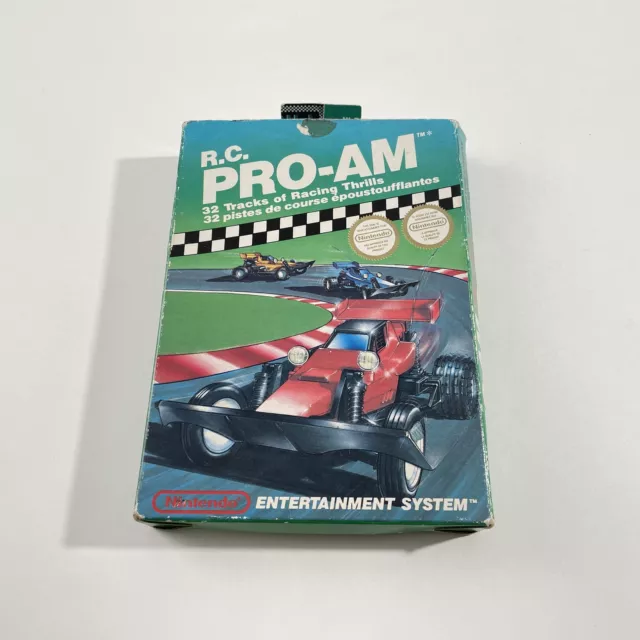 Nintendo NES Boîte Vide R.C. Pro-AM FRA Bon état jeu non inclus