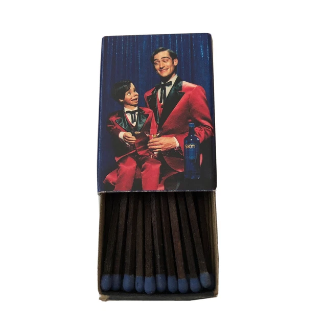 Skyy Vodka Promotional Ventriloquist Theme Matchbook