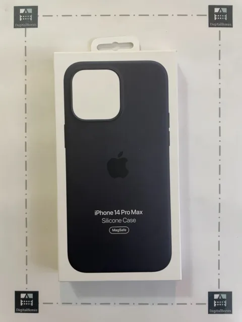 Apple Silicone Case MagSafe Black iPhone 14 Pro Max Nera Cover Originale