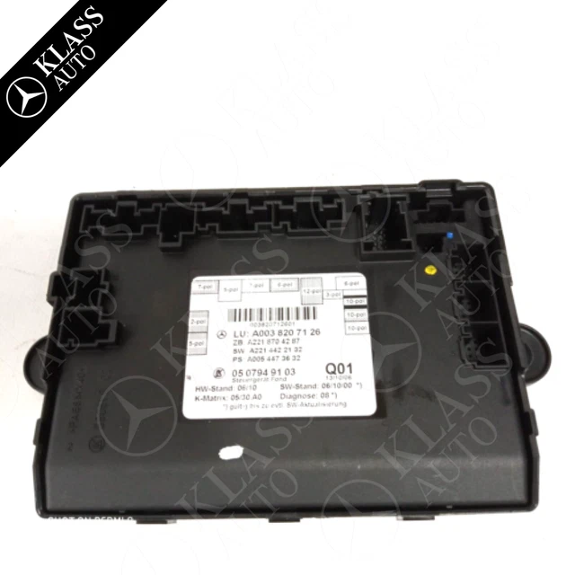Calculateur de porte Arrière Gauche Mercedes classe S 320 cdi W221   A0038207126