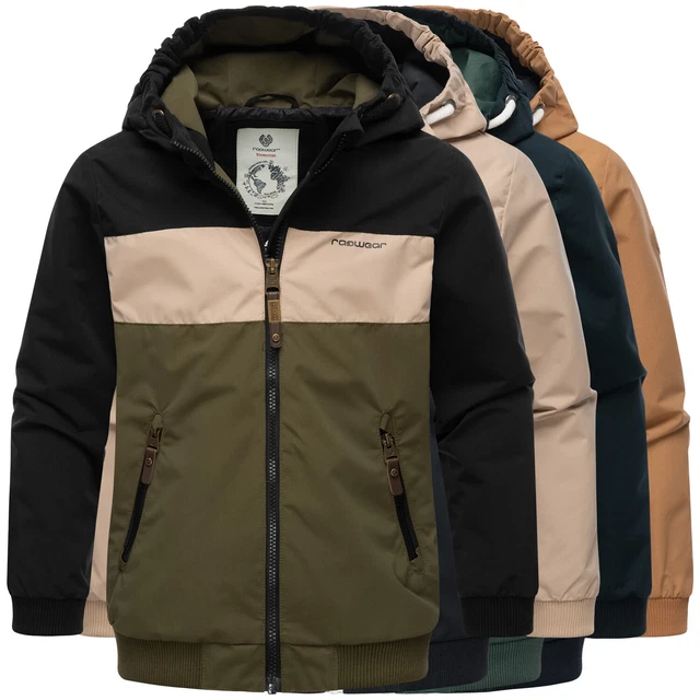 Ragwear Bambini Ragazzi Giacca da Mezza Stagione Parka Leggero Foderato Jayco