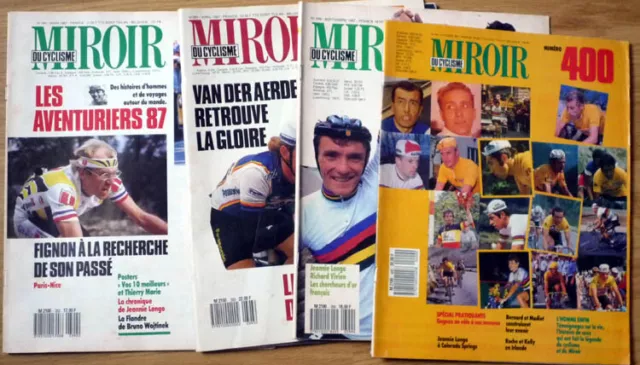 LOT 4 revues MIROIR du Cyclisme - Tour de France - 1987