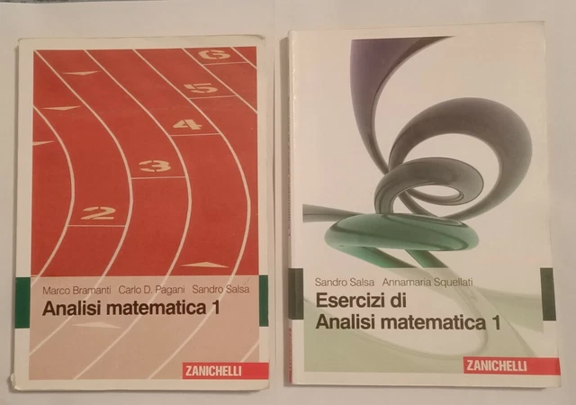 ANALISI MATEMATICA 1 + ESERCIZI DI ANALISI MATEMATICA 1 (Zanichelli
