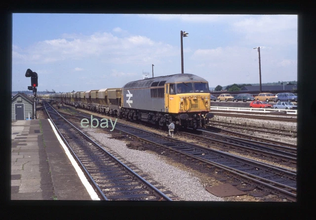 ORIGINAL 35MM SLIDE - Class 56 - 56045 w/ ARC stone at Reading - 12.7. ...