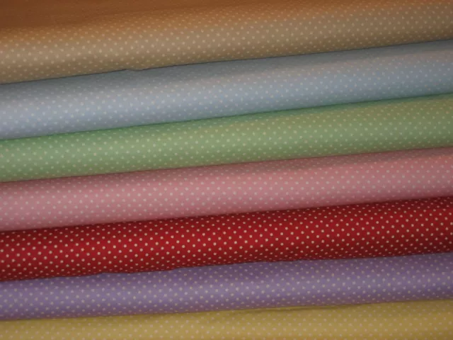 50 cm Makower Patchworkstoff SPOT ON Tupfen, Pünktchen, Dots in 8 versch. Farben