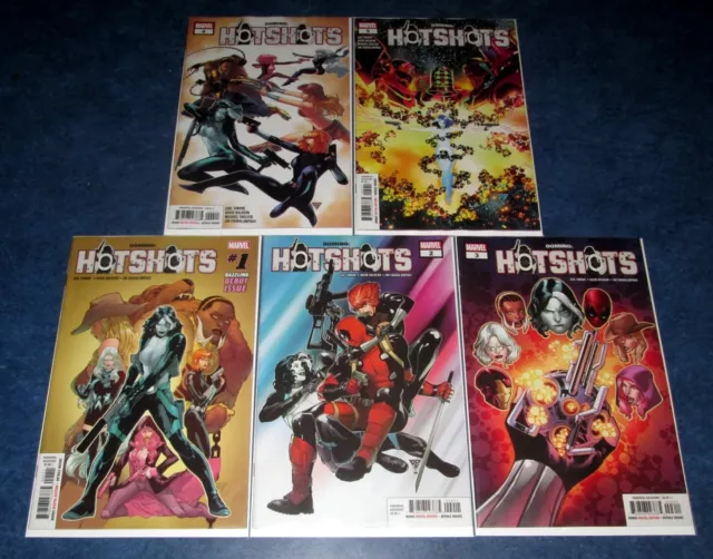 DOMINO HOTSHOTS 1 2 3 4 5 1st print set MARVEL 2019 NM DEADPOOL GAIL SIMONE SEXY