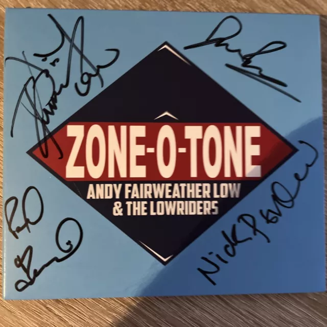 Zone-O-Tone by Andy Fairweather Low & the Lowriders (Signed CD, 2013)