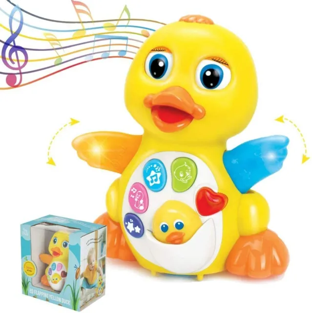 Light Up Dancing Singing Duck Toy Infant, Baby Toddler Musical Educational Toy