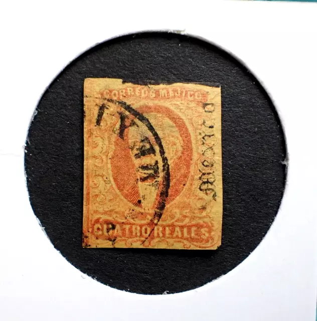 Mexico Mexique / Classic Stamp 1856 / 4 R